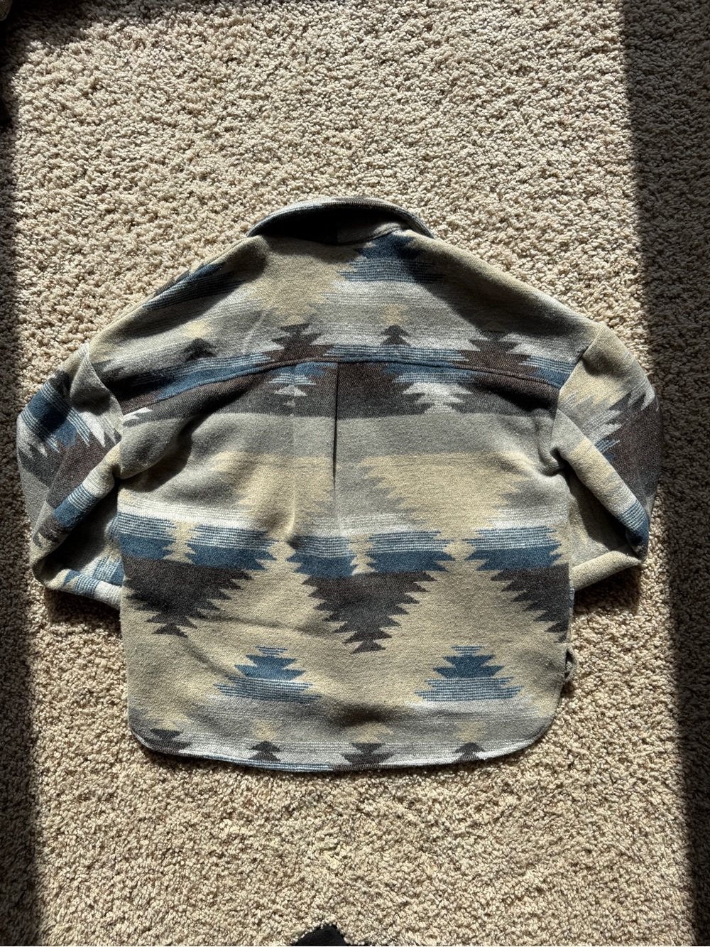 Western Aztec Print Shacket - Picture 3 of 3